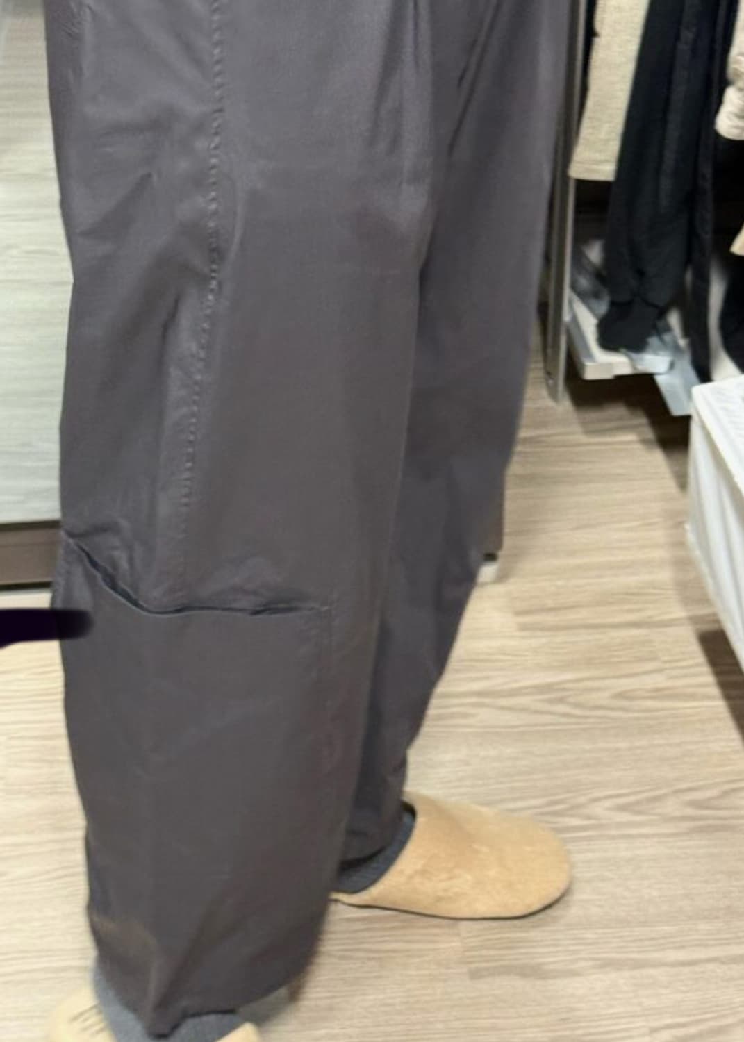 (M)25ss 커브드 지퍼 팬츠 상품이미지3