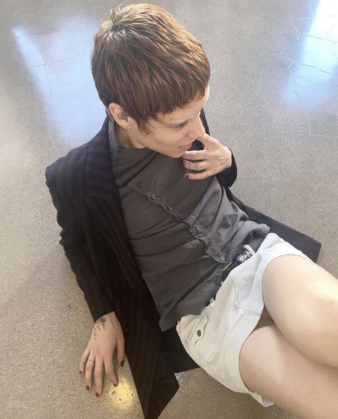 사은품 [직수입] 빈티지 RARE diesel 셔츠 차콜 상품이미지1