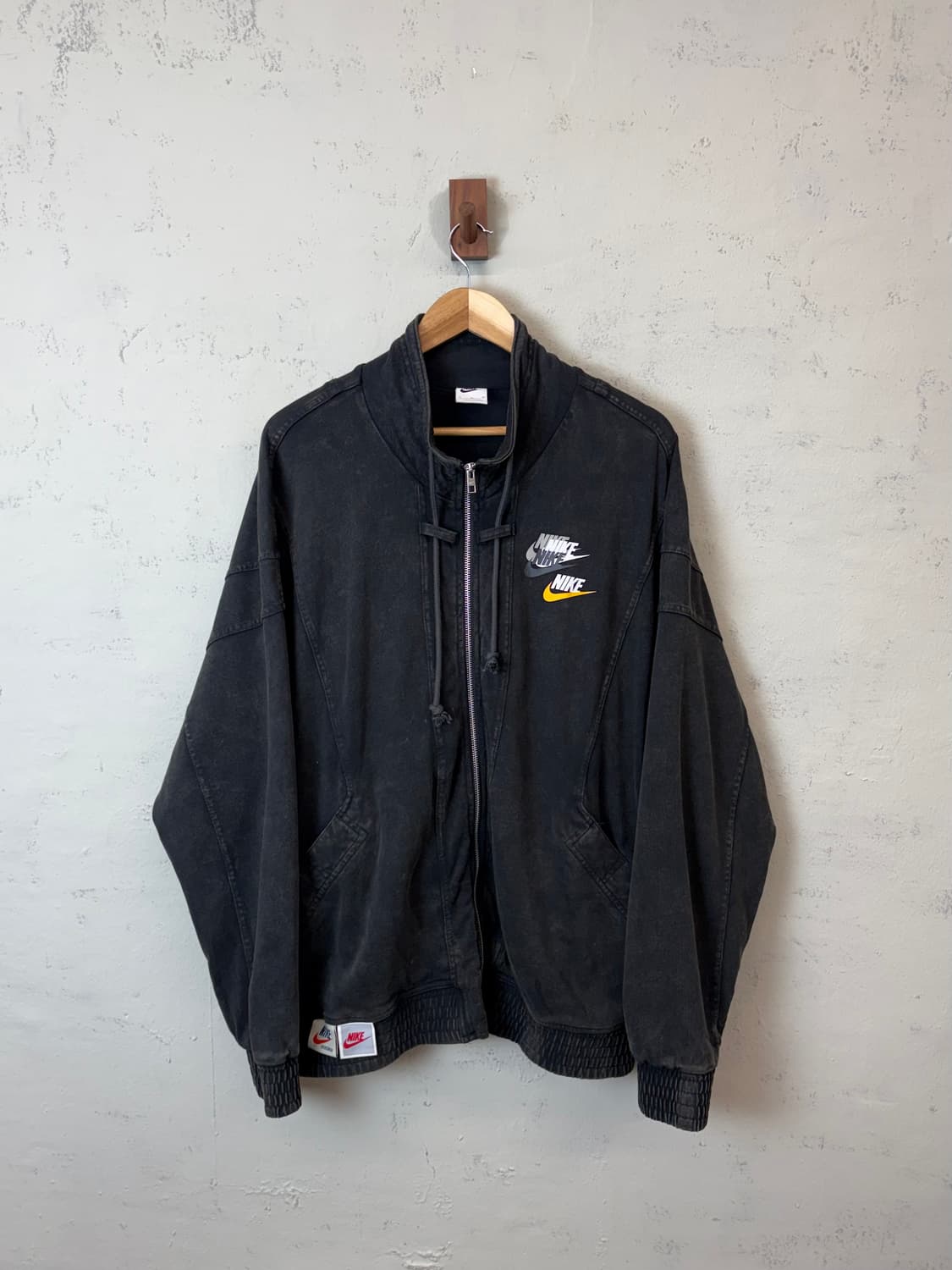 나이키 워시드 멀티로고 코튼 집업 상품이미지1