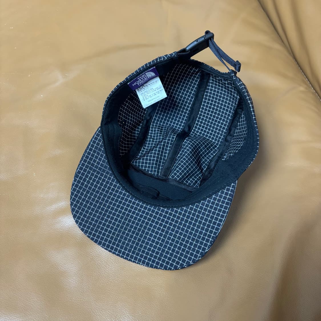 나나미카 노스페이스 퍼플라벨 캠프캡 모자 그리드 블랙 상품이미지6