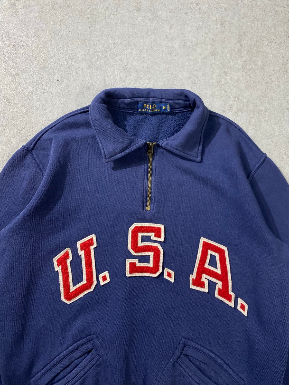 [M] Polo 폴로 랄프로렌 USA 하프집업 스웻셔츠 상품이미지2