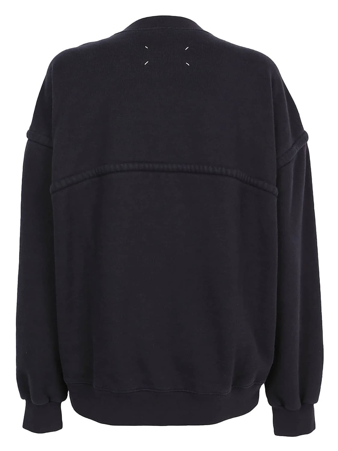 [새상품]XL 마르지엘라 맨투맨 스케이팅로고 스웻셔츠 네이비스티치 오버핏 상품이미지3