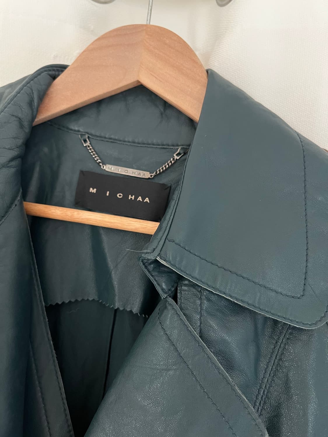 MICHAA 양가죽 트렌치 코트 상품이미지5