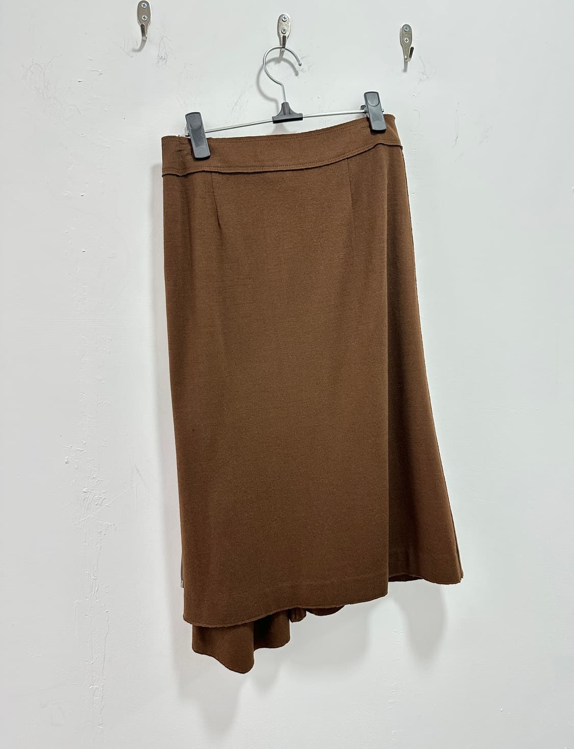 Vintage side leather wrap skirt 상품이미지4
