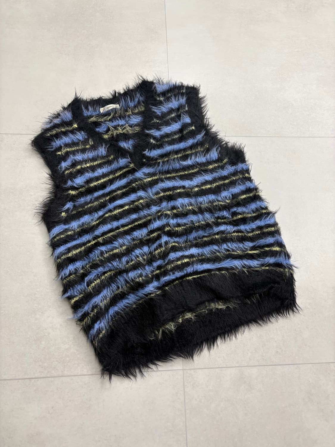 L)문선 모헤어 니트 베스트 상품이미지1