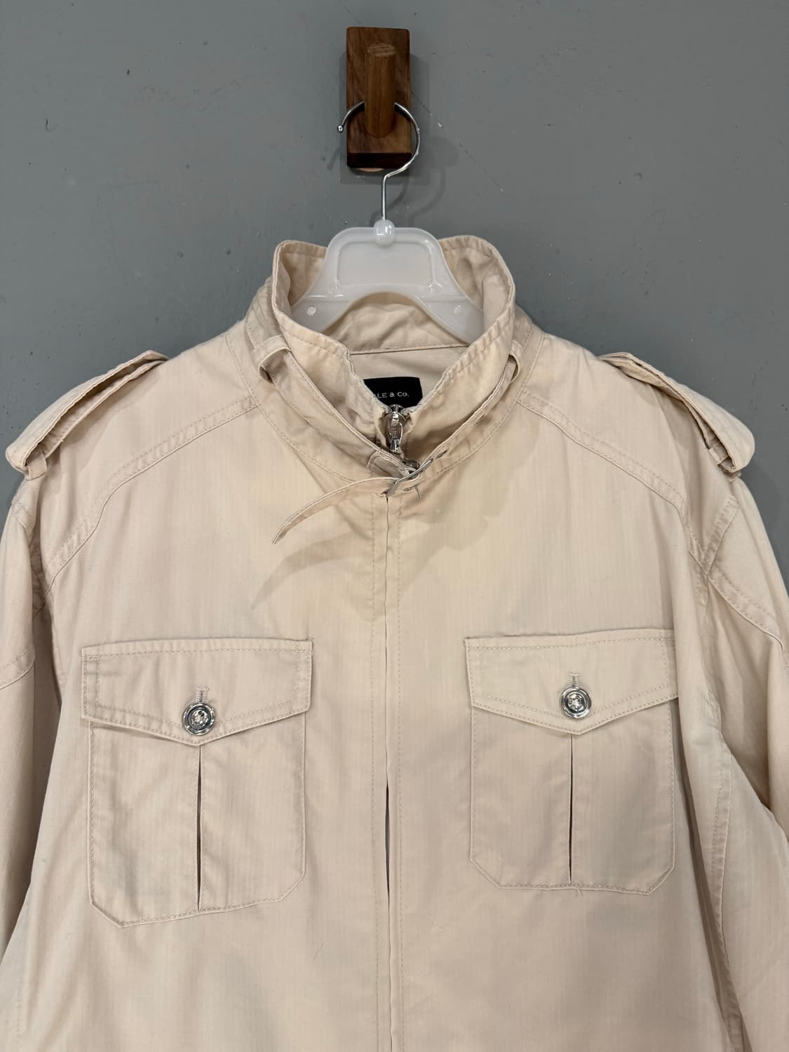 male & co neck buckle pocket jacket 상품이미지6