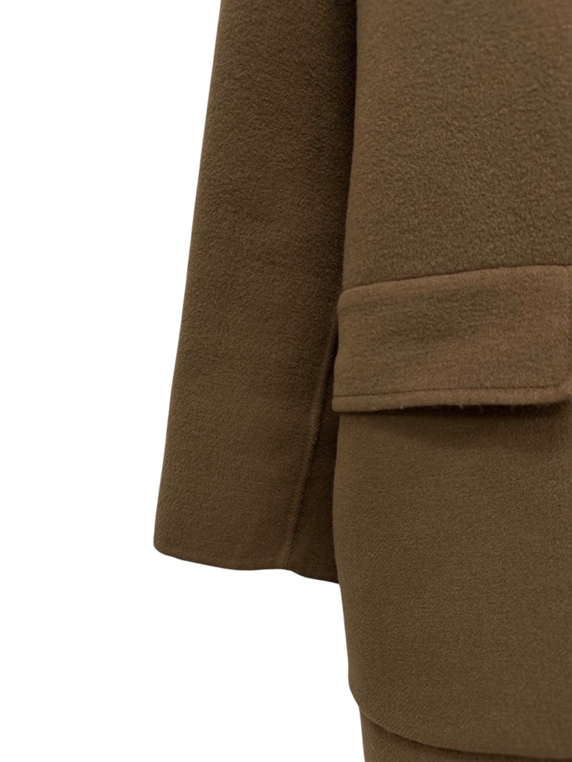 닥스 핸드메이드 울 떡볶이 더플코트 브라운 (L) 상품이미지6