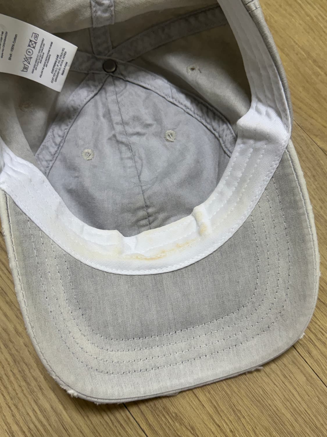 cost per kilo 코스트퍼킬로 CFK 로고 캡 모자 그레이 상품이미지9