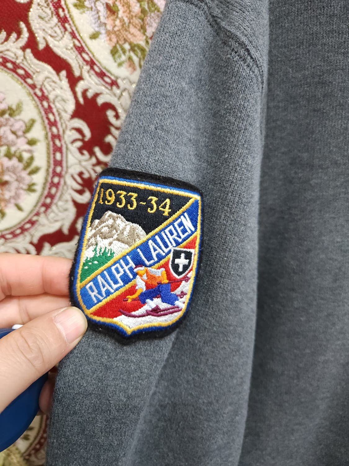 폴로 랄프로렌 빅포니 스키와펜 반집업 맨투맨
​
 상품이미지3