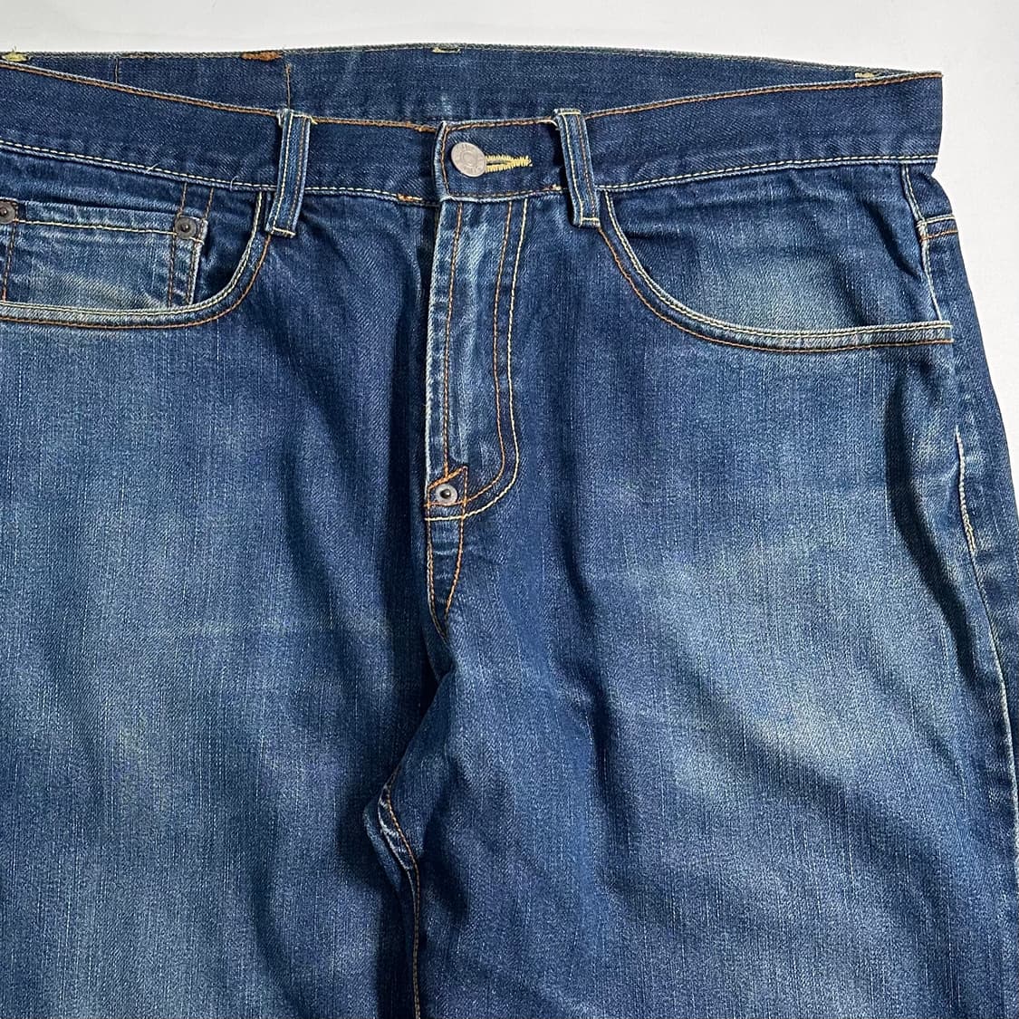 에비수 백 페인팅 데님 팬츠 상품이미지3