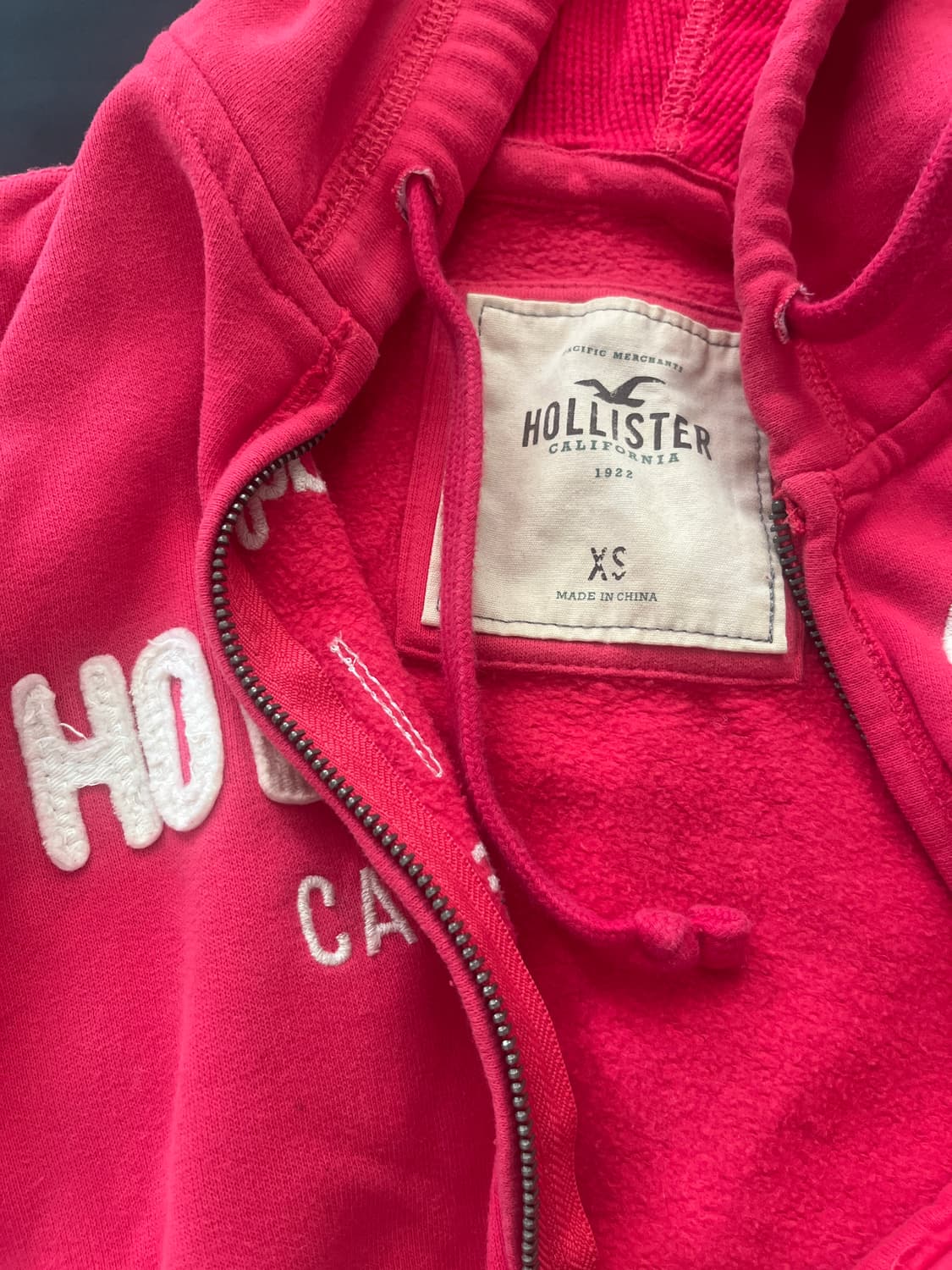 홀리스터 핑크 후드집업 상품이미지2