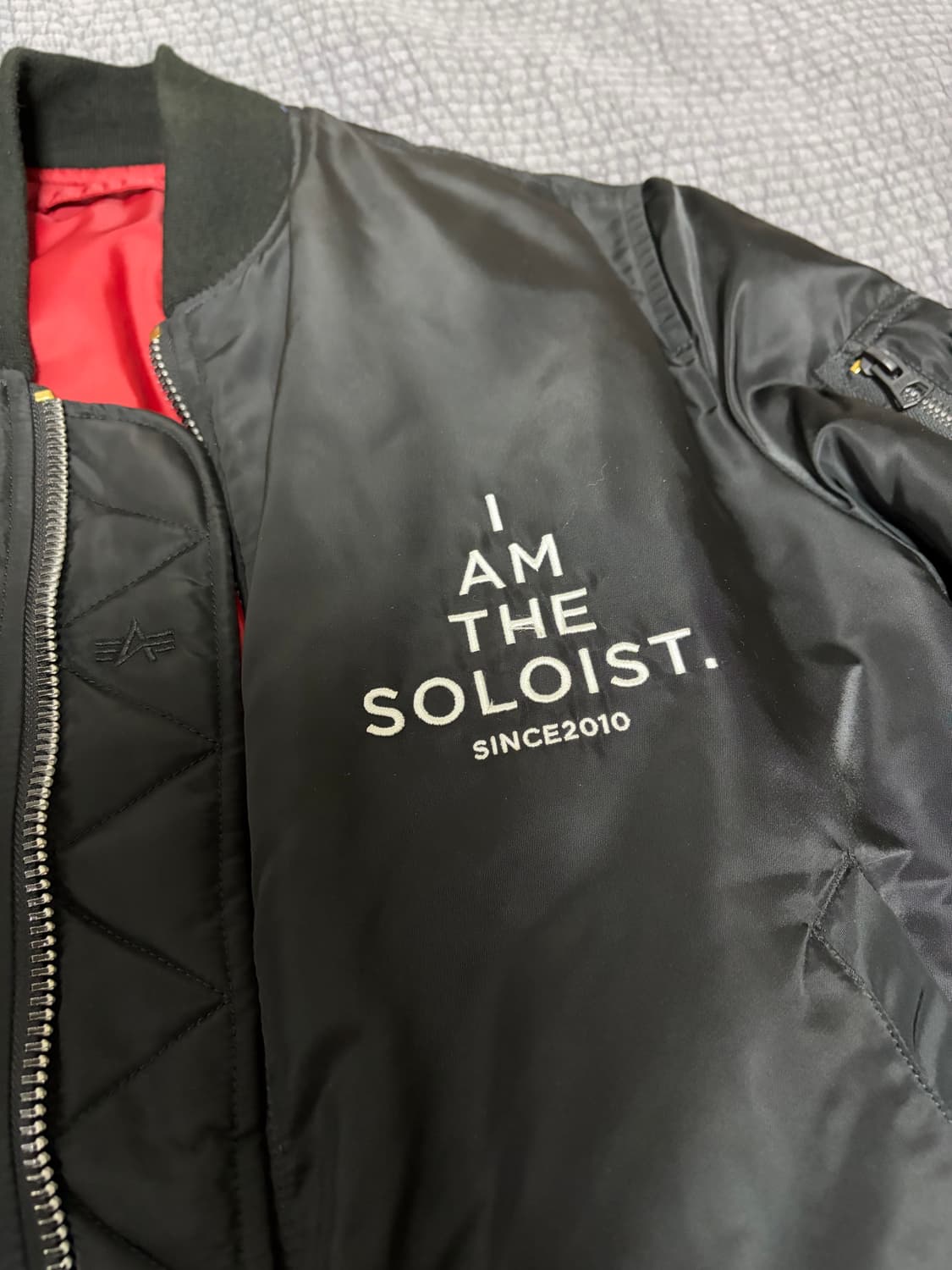 솔로이스트 알파 봄버 자켓 상품이미지3
