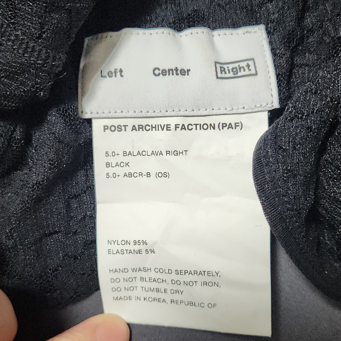 PAF 5.0 Right Balaclava 바라클라바 상품이미지3