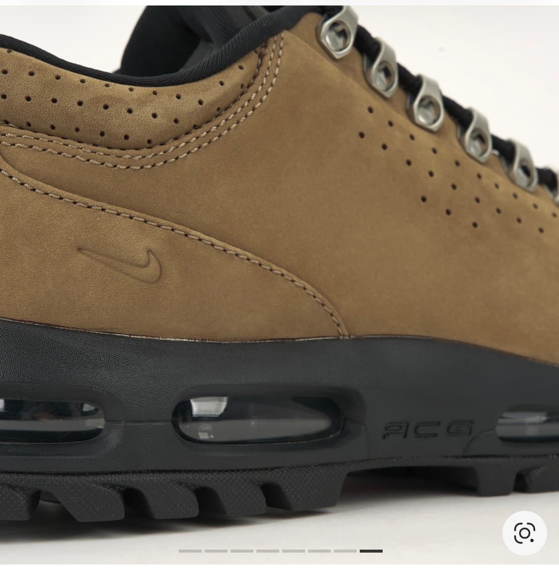 나이키 에어맥스 고아돔 로우 토프 블랙 상품이미지3