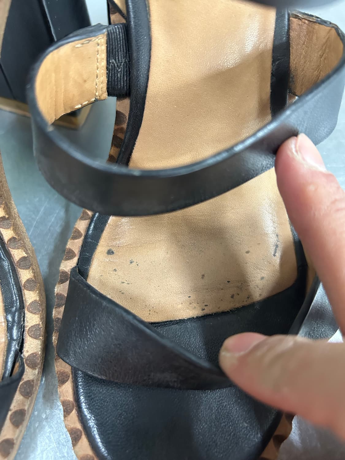 마크 제이콥스 블랙 레더 샌들 36 상품이미지8