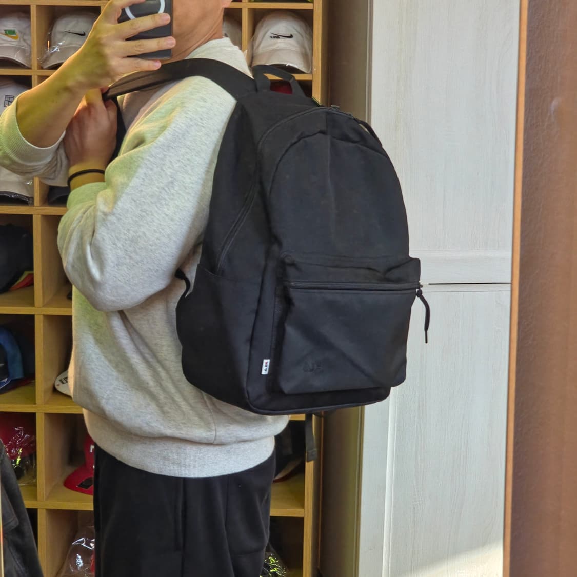 휠라 블랙 백팩 가방 상품이미지2