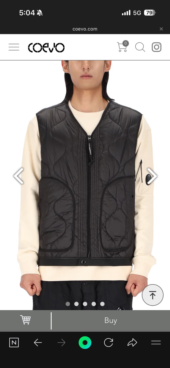 CP컴퍼니 라이너 패딩베스트 상품이미지2