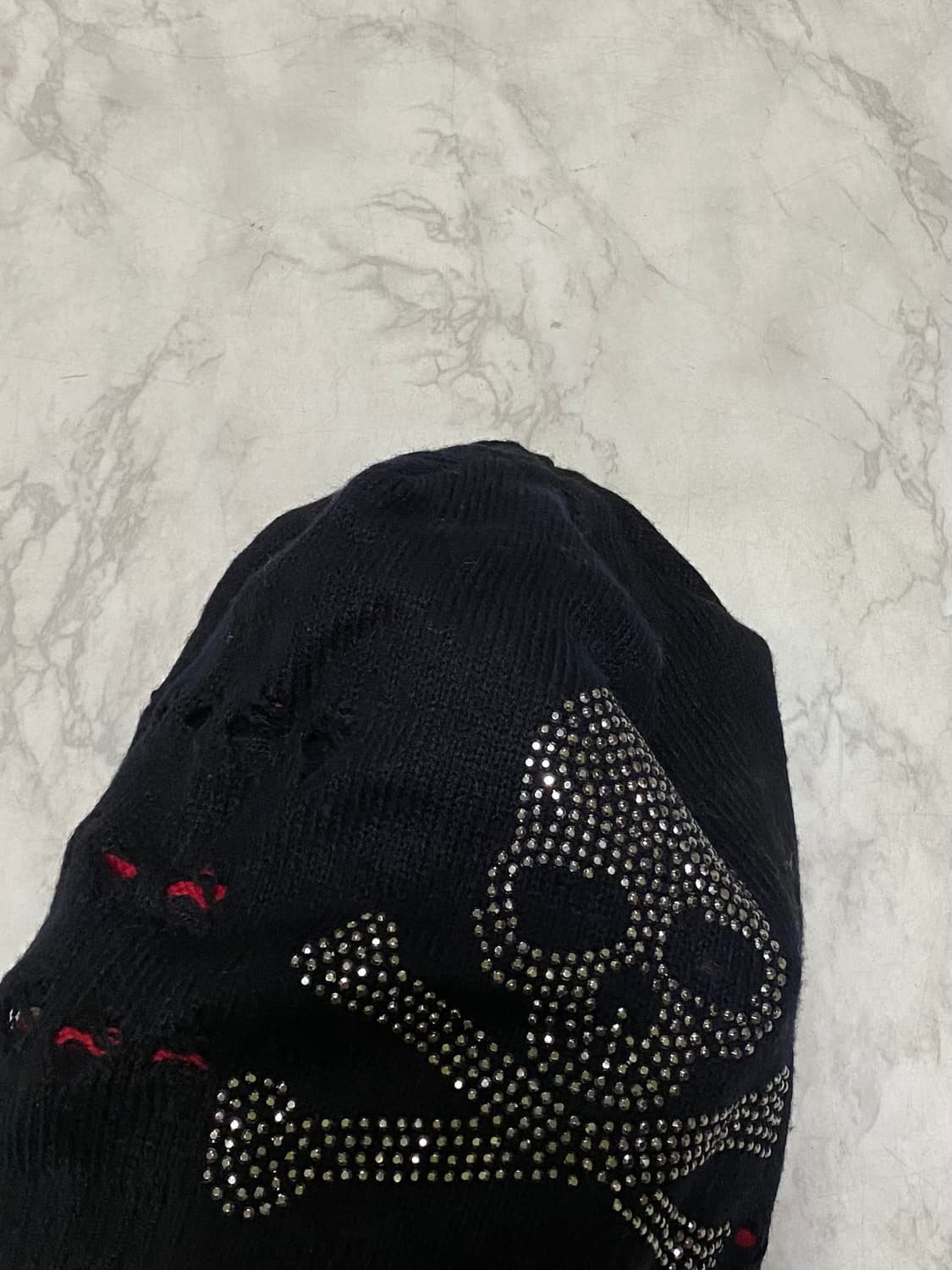 해골 큐빅 펑크 비니 사이즈 프리사이즈 남성용 상품이미지2