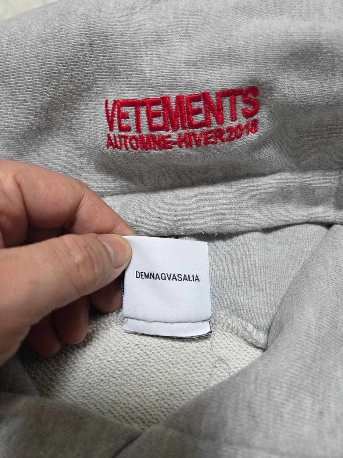 베트멍 그레이 시티로고 후드티 상품이미지7