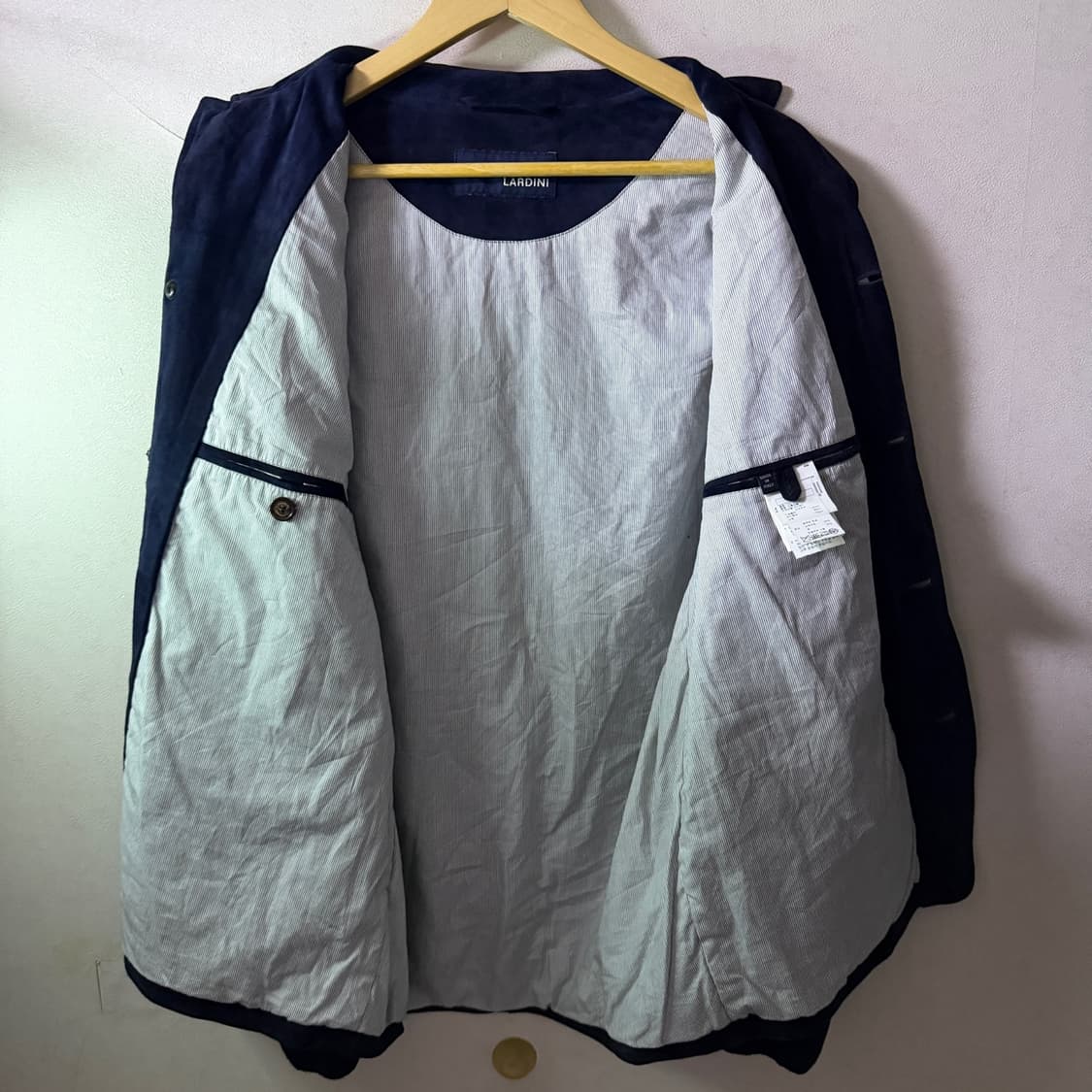 라르디니 남성 스웨이드 니트 자켓 50 (100정도) 상품이미지6