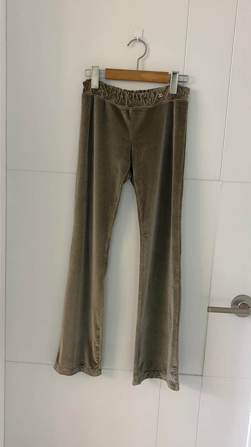  샤넬 벨벳 부츠컷팬츠 25,26 정품  상품이미지6