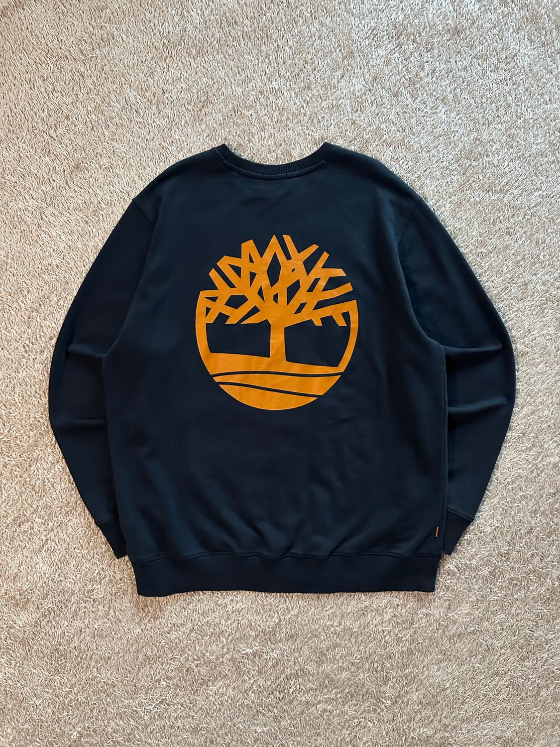 팀버랜드 TIMBERLAND 빅로고 맨투맨 네이비 XL 상품이미지1