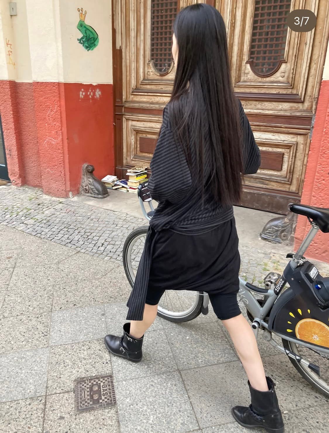 낫띵에브리띵 스트라이프 디테일 탑 상품이미지2