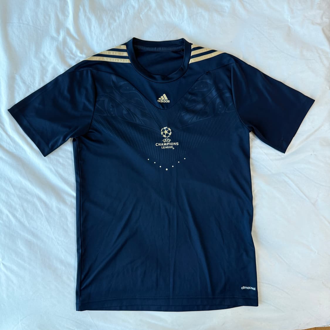 아디다스 챔피언스리그 네이비 반팔 티셔츠 L 상품이미지2