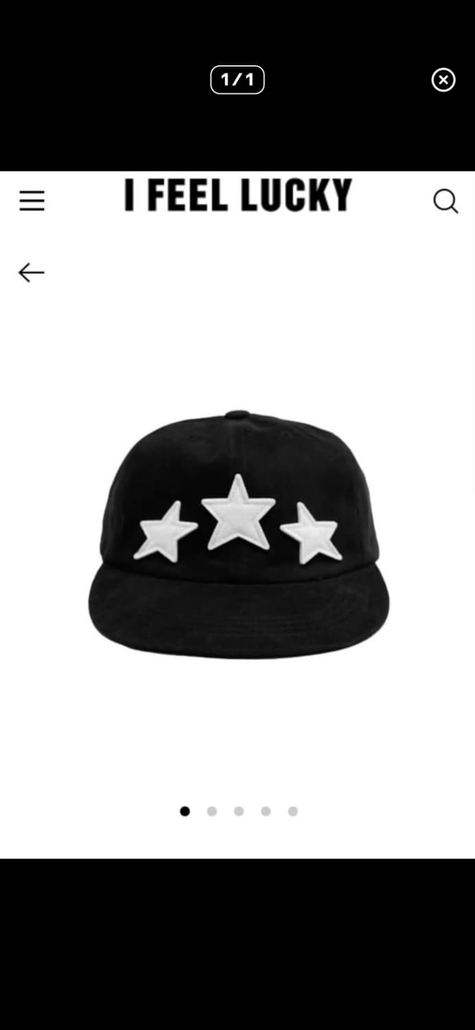 I feel lucky 스타 캡 상품이미지1