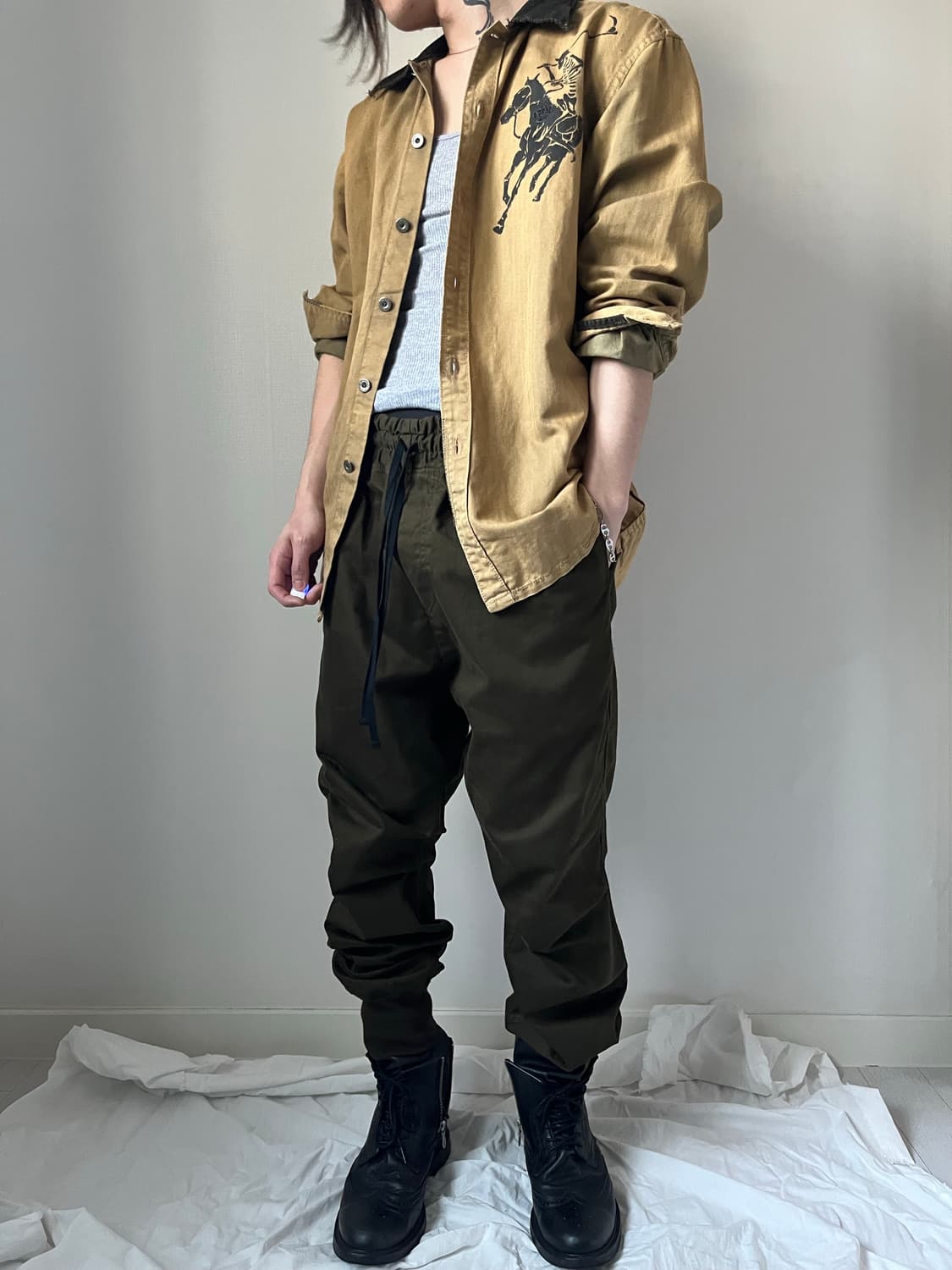 Yasuyuki Ishii Drop Crotch Jogger Pants 상품이미지7