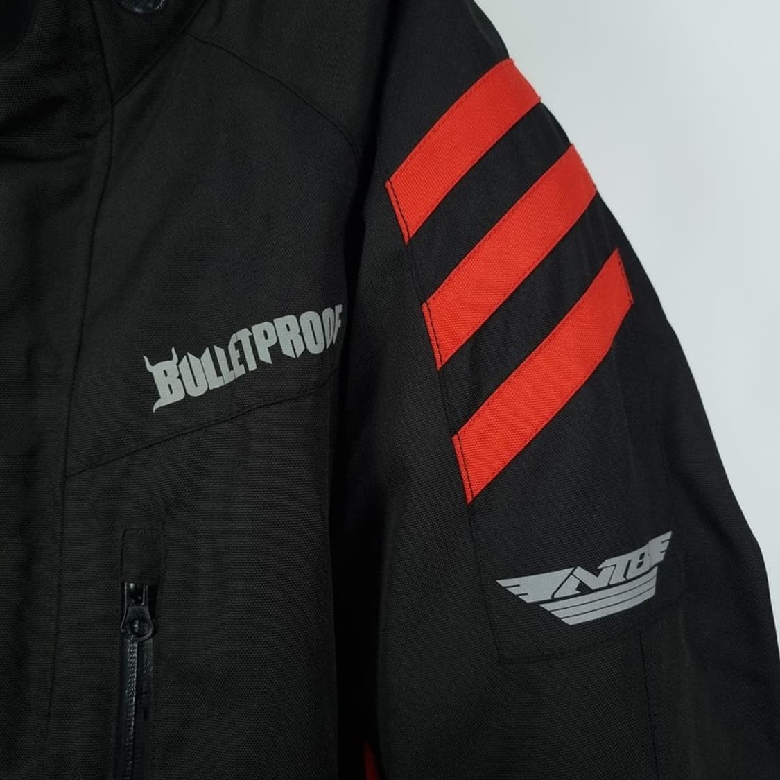 [불릿프루프] 바이커 레이싱 라이딩 자켓 블랙 M19029 상품이미지6