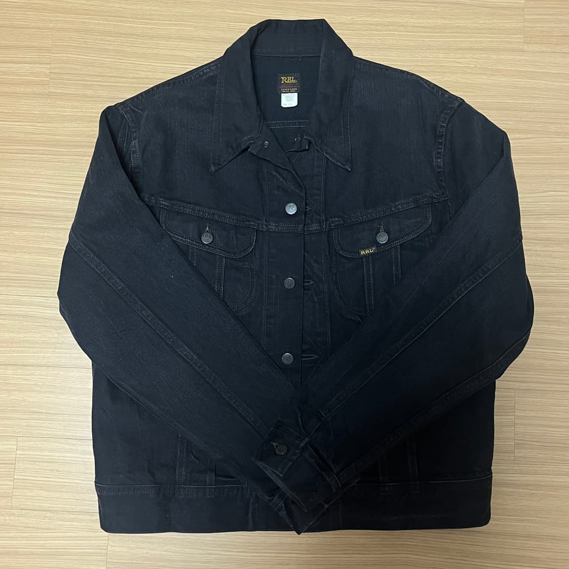 RRL LOT 271 데님 트러커 블랙자켓 L 상품이미지1