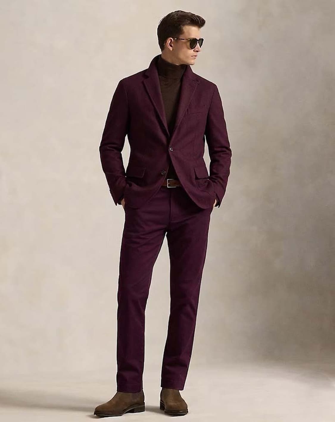 폴로 랄프로렌 버건디 트라우저 치노 팬츠 상품이미지4