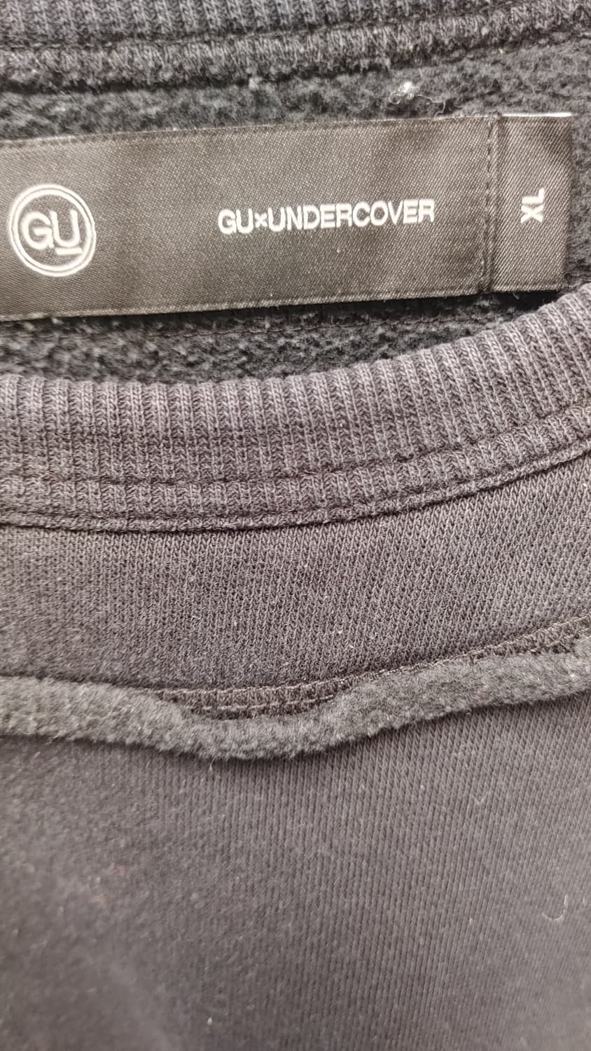 GU X UNDERCOVER 더블테크 지퍼 맨투맨 XL 상품이미지3