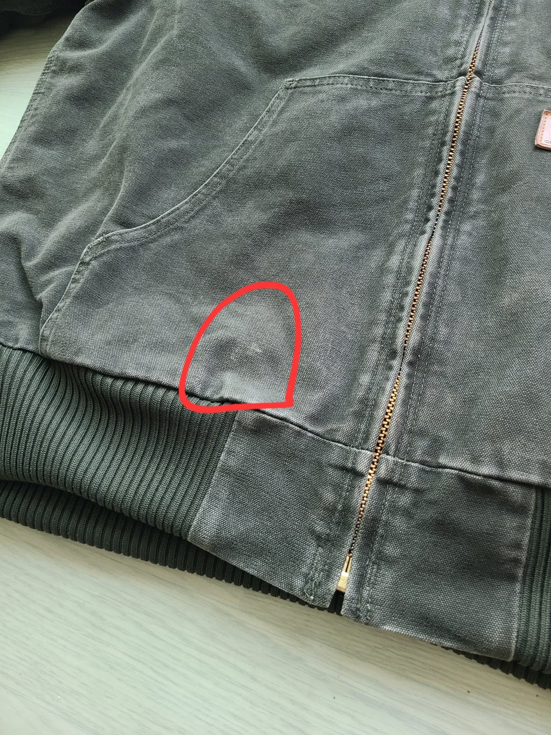 칼하트 j130 mos 모스그린 액티브 자켓 상품이미지6