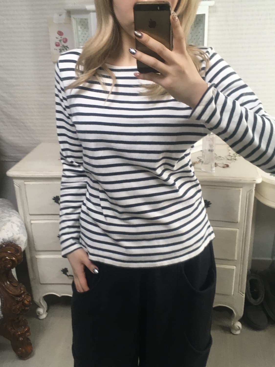 빔즈 스트라이프 롱슬리브 티셔츠 상품이미지1