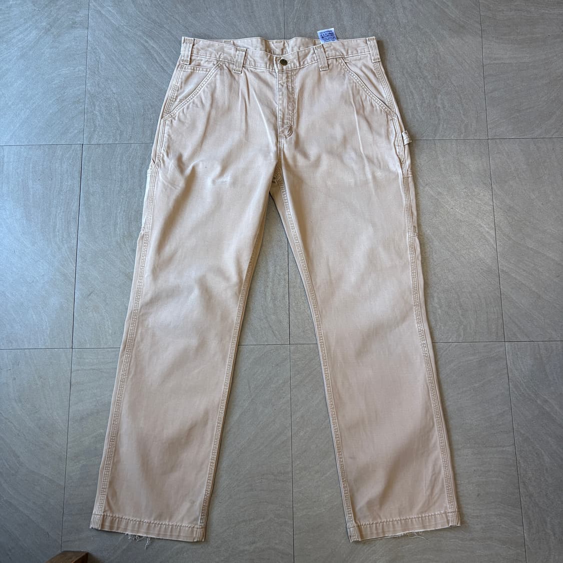 칼하트 오리지널 베이지 카펜터 팬츠 바지 상품이미지6