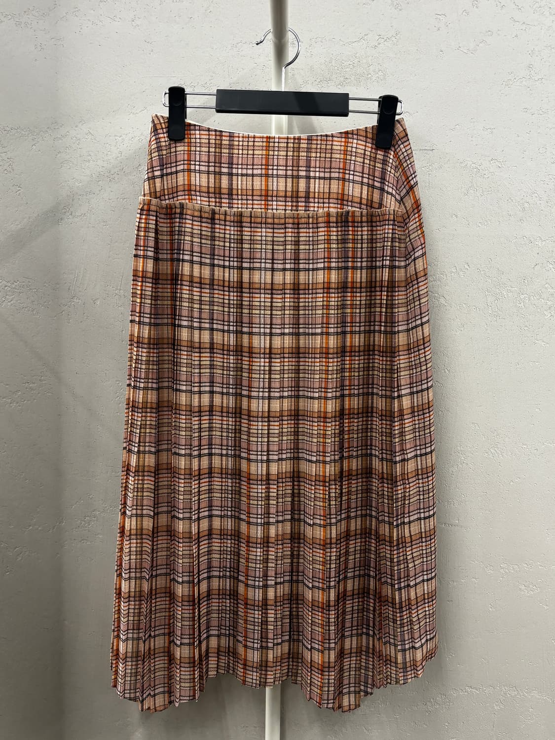 구호 체크 롱 스커트 64-94 상품이미지2