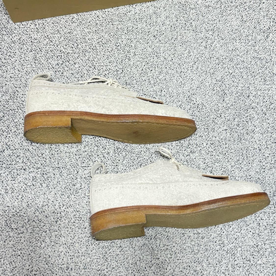Hender Scheme 핸더 스킴 스웨이드 레더 브로그 상품이미지4