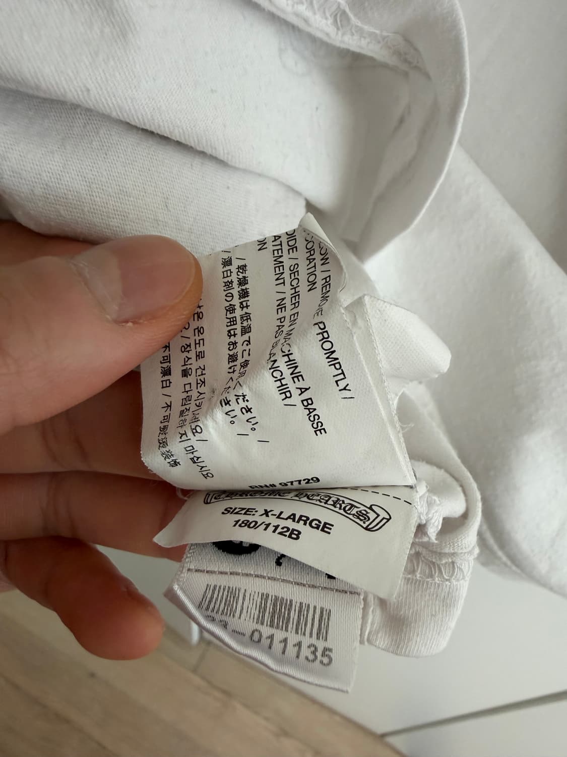 크롬하츠 롱 티 xl 상품이미지10