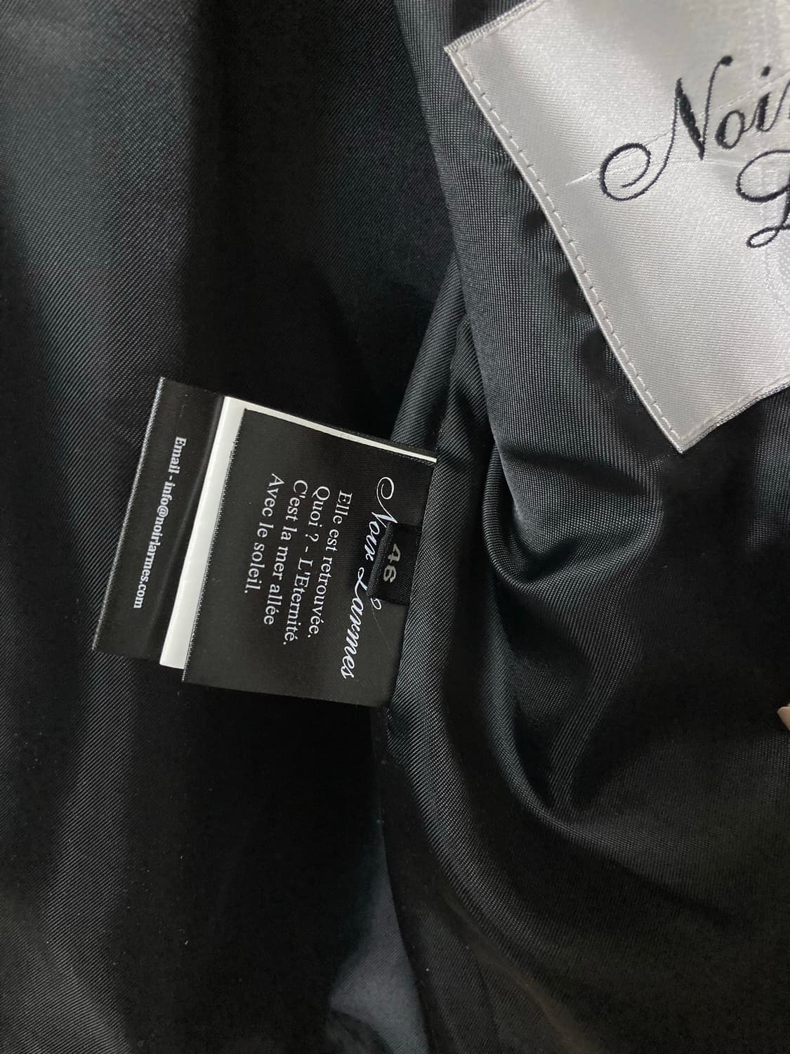 느와르라르메스 스웨이드 염소가죽자켓 46 상품이미지7