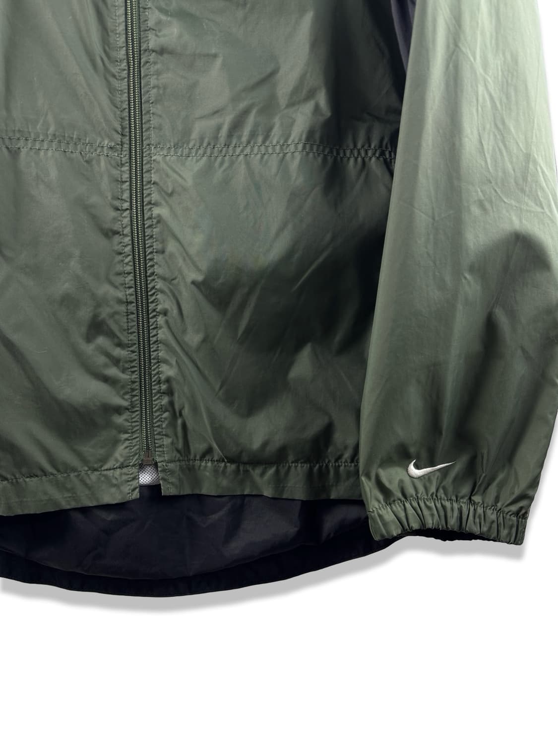 NIKE 올드스쿨 올리브그린 나일론 자켓2911 상품이미지4