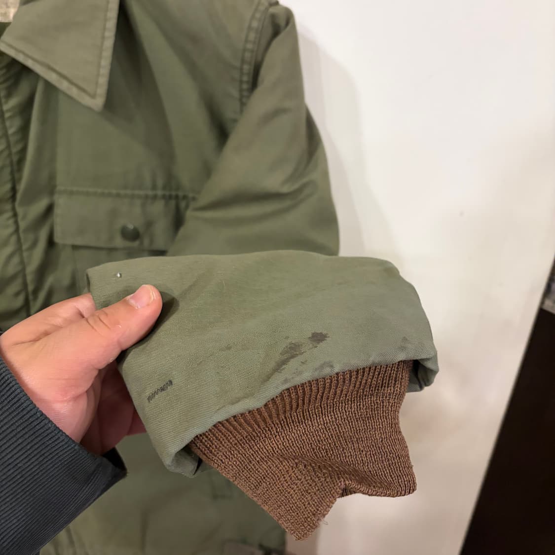 Us navy 해군 n-1 덱자켓 M 상품이미지4