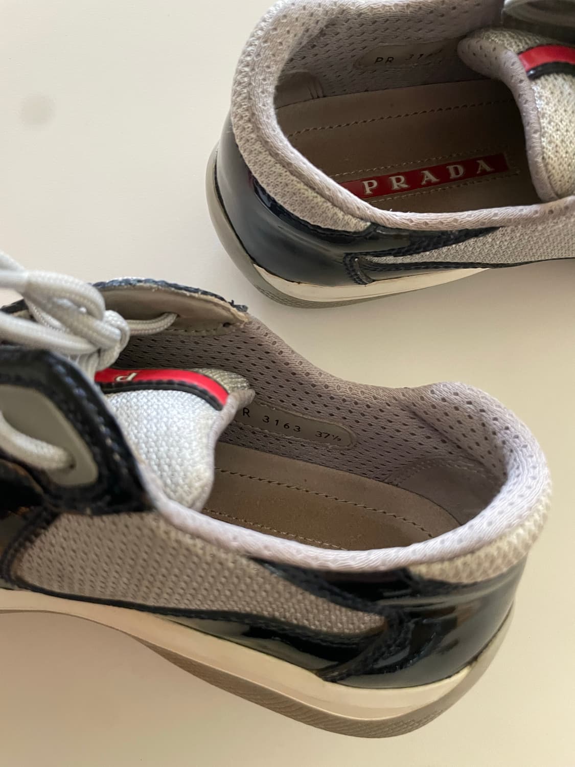 프라다 OG 아메리카컵 유광 네이비 상품이미지8