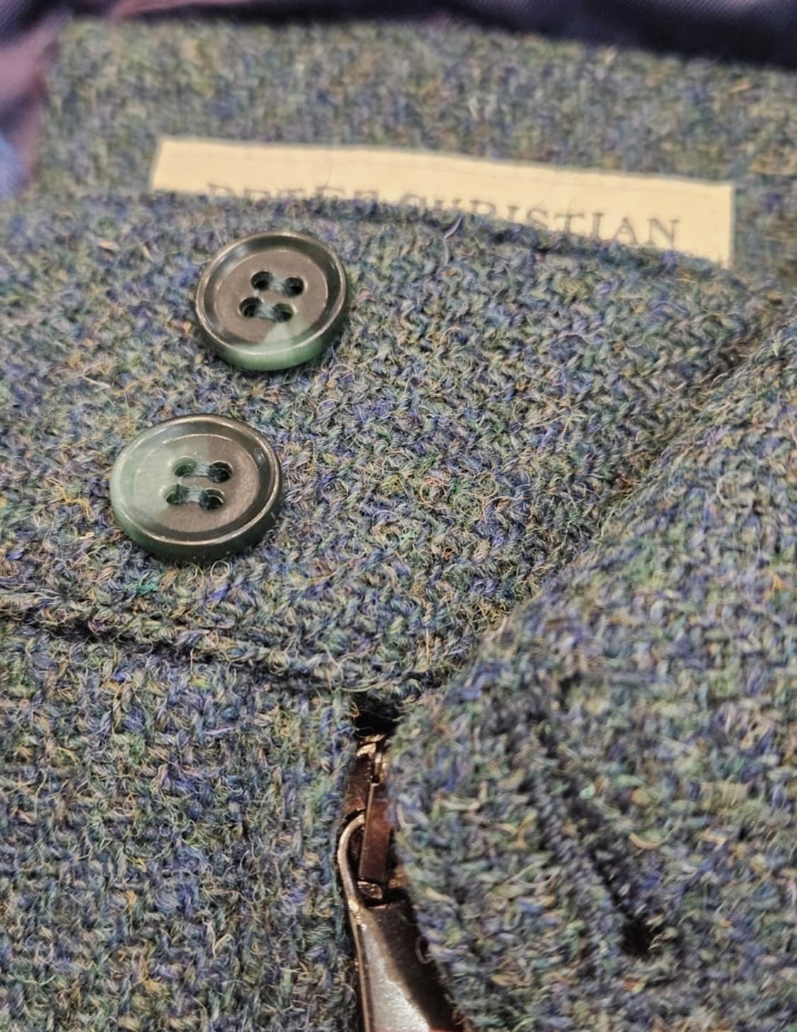 헤리스 트위드 피터 크리스찬 울 자켓 상품이미지4