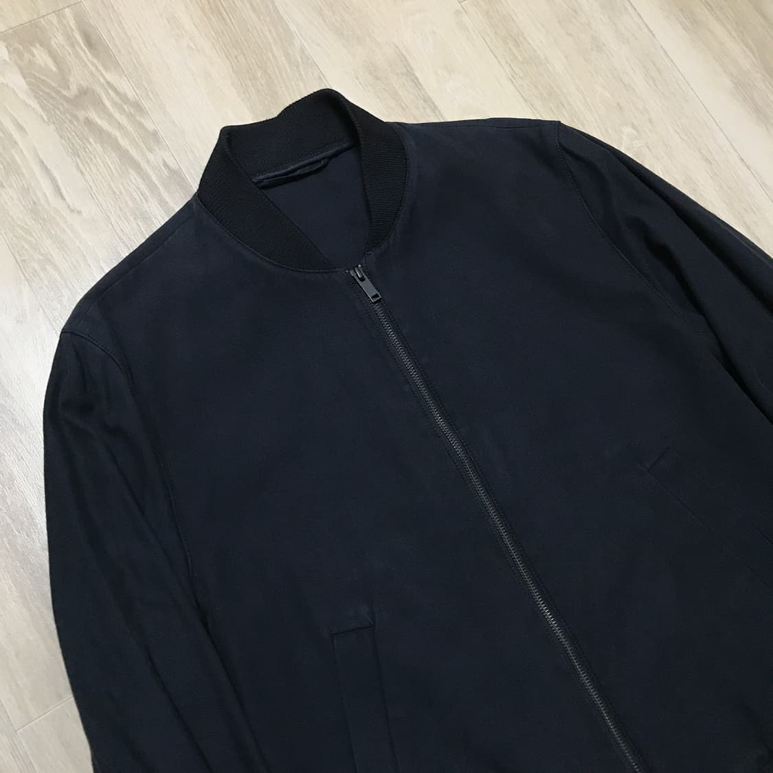 Cos 코스 코튼 봄버 자켓 48(L 100)사이즈 네이비 상품이미지3