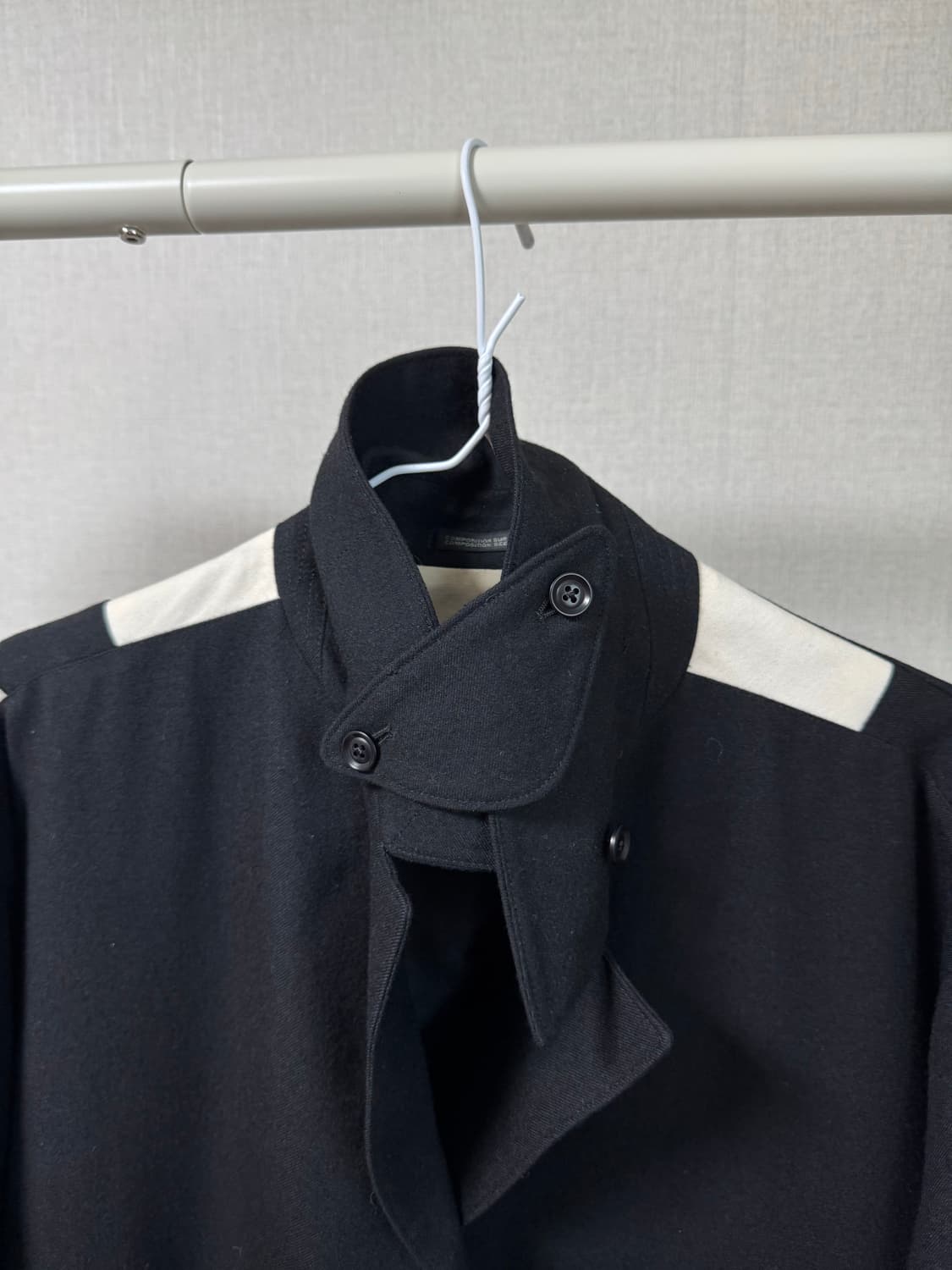 요지야마모토 뿌르옴므 00s 울 코트 상품이미지2