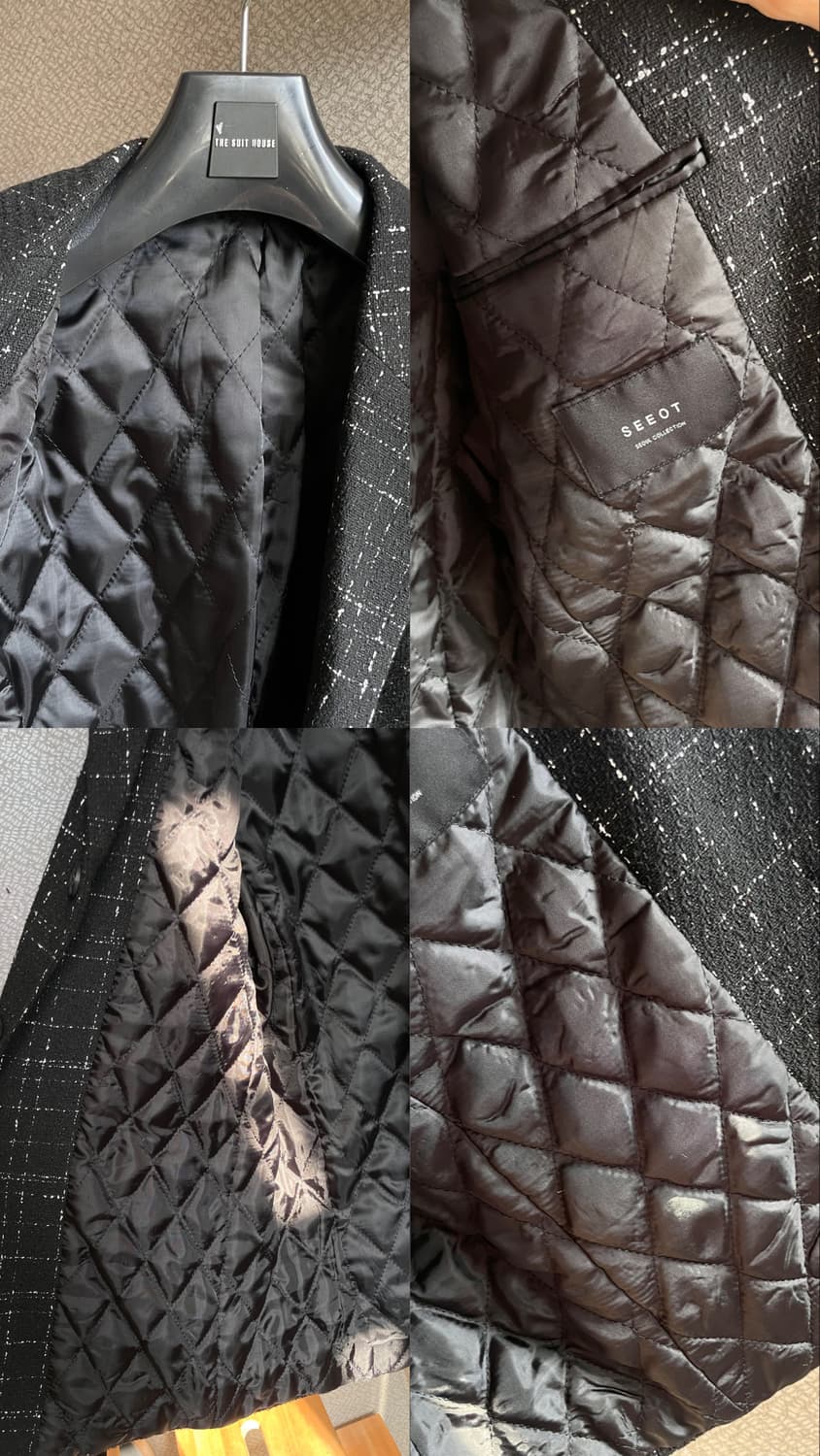 SEEOT 트위드 블레이저 3버튼 자켓 상품이미지10