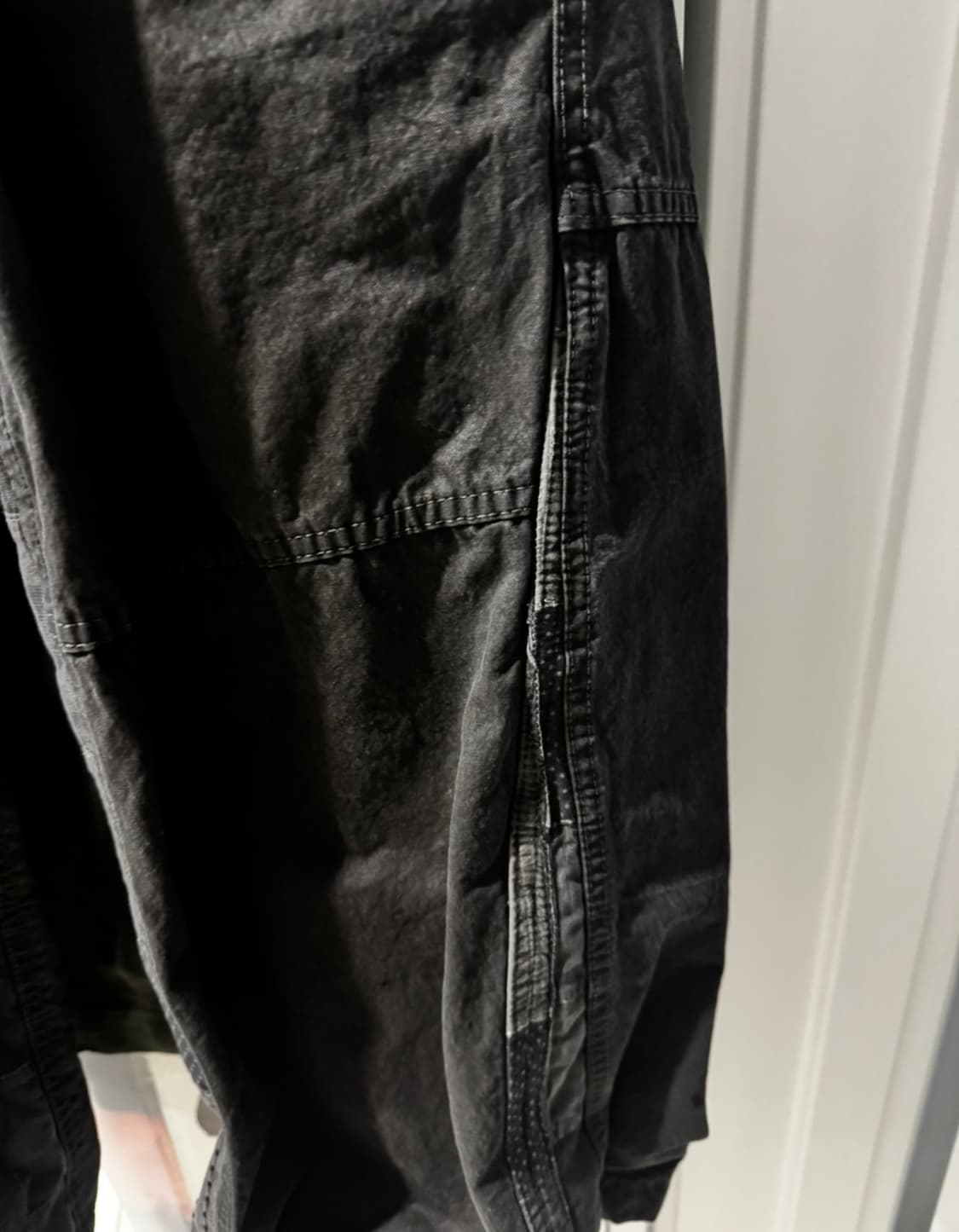 아르반 섹션라인 멀티패치워크 워시드팬츠 3사이즈 상품이미지3