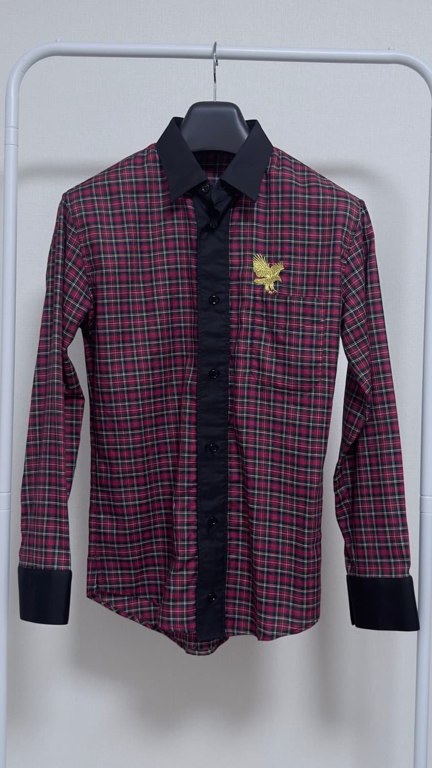 Dior Homme 05aw 독수리 새틴 셔츠 38 상품이미지1